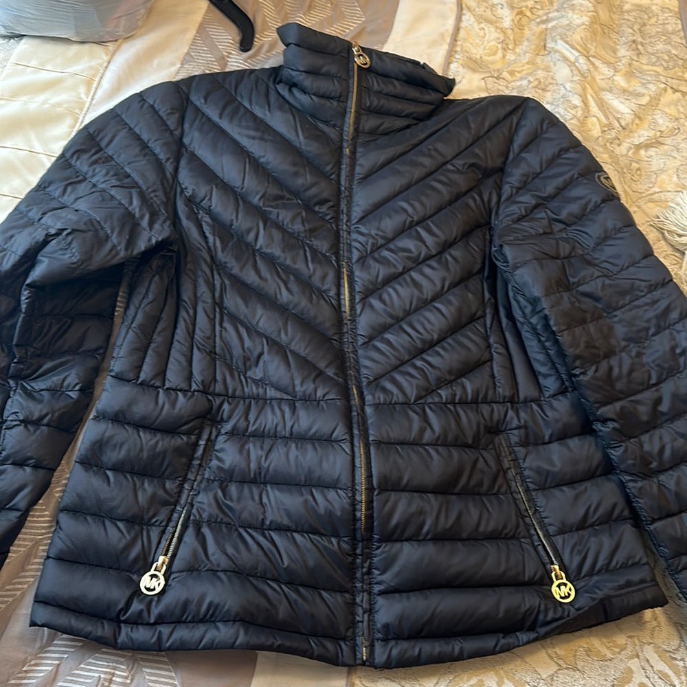 Michael Kors women packable down fill jacket